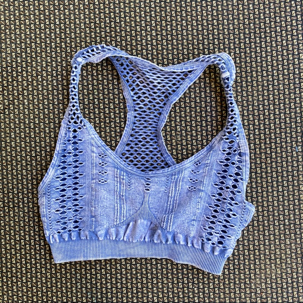 Nikibiki one size bralette sports bra blue
